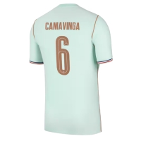 Camiseta Francia Eduardo Camavinga #6 Segunda Equipación Replica Mundial 2026 mangas cortas